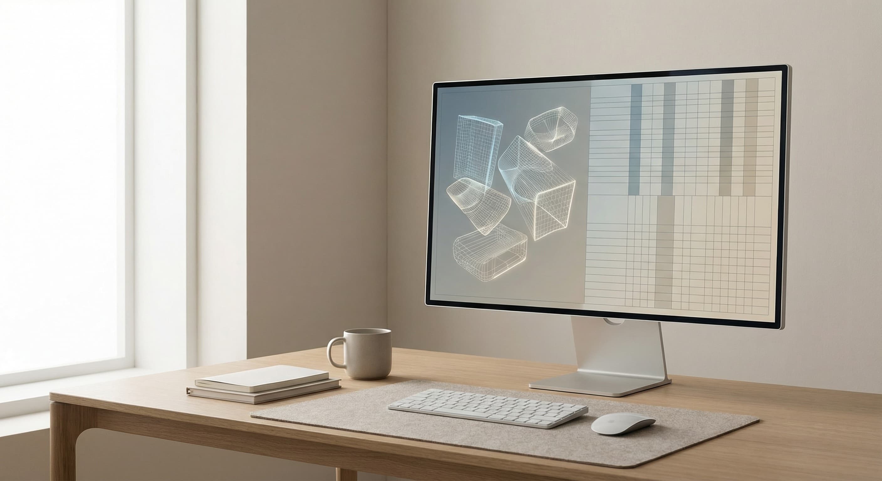 Structured website development illustration